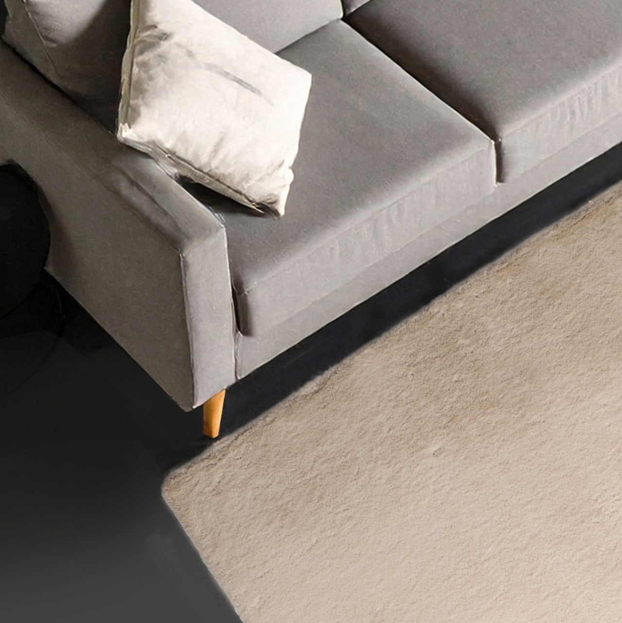 Tapis Soft Cloud crème