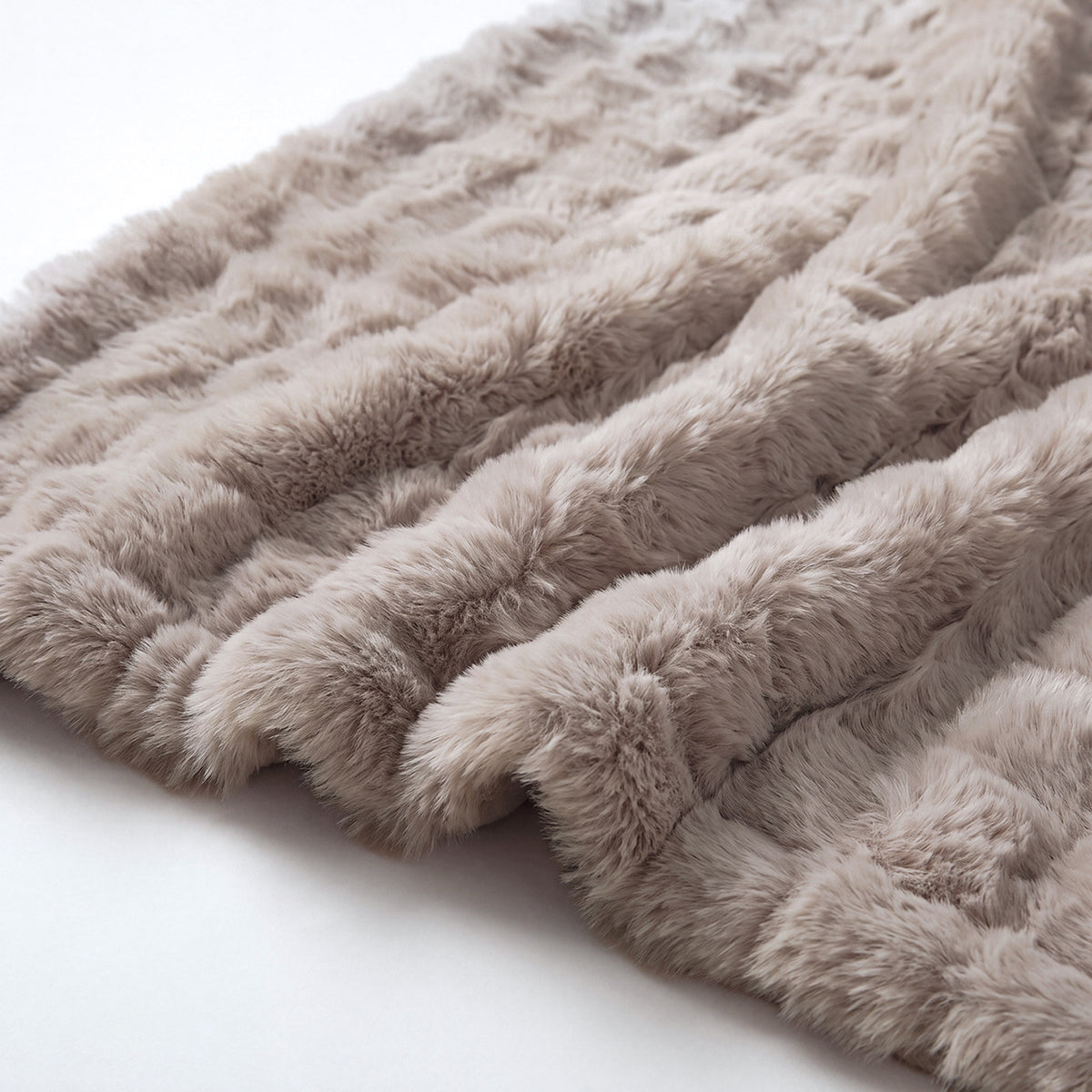 Decke Bubble taupe