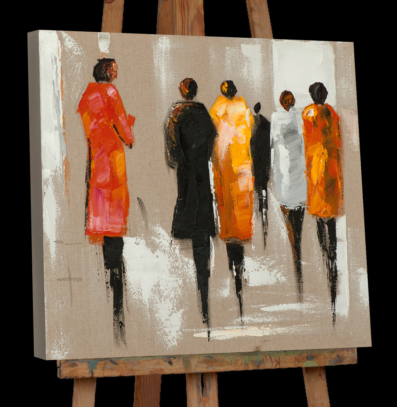 painting fashion show
