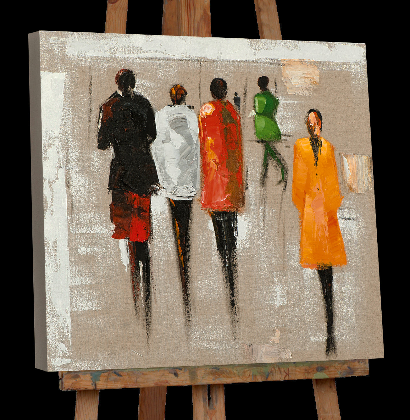 painting fashion show
