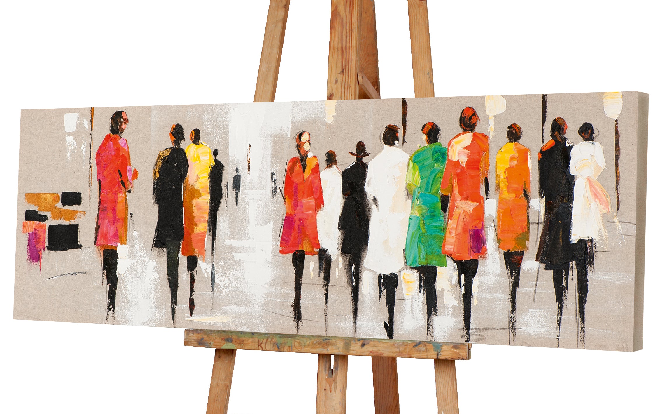 défilé de mode peinture