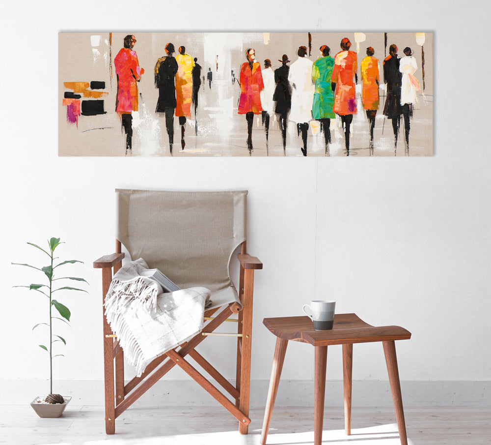 défilé de mode peinture