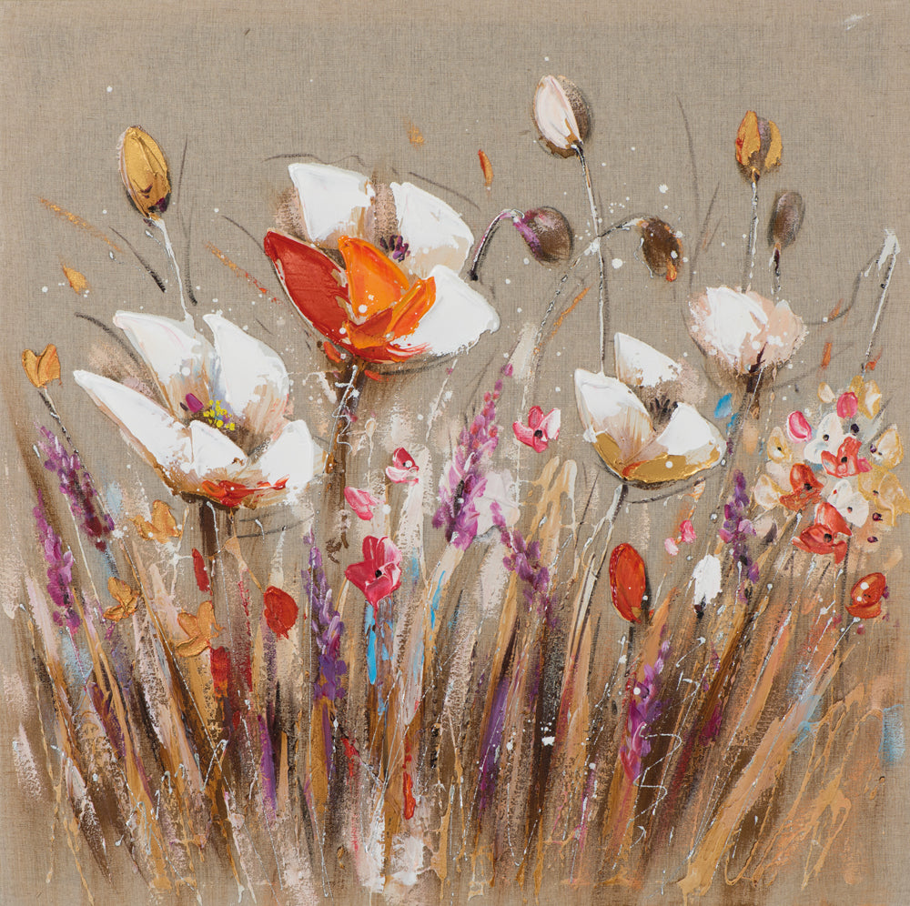 Gemälde Entzückende Blumen