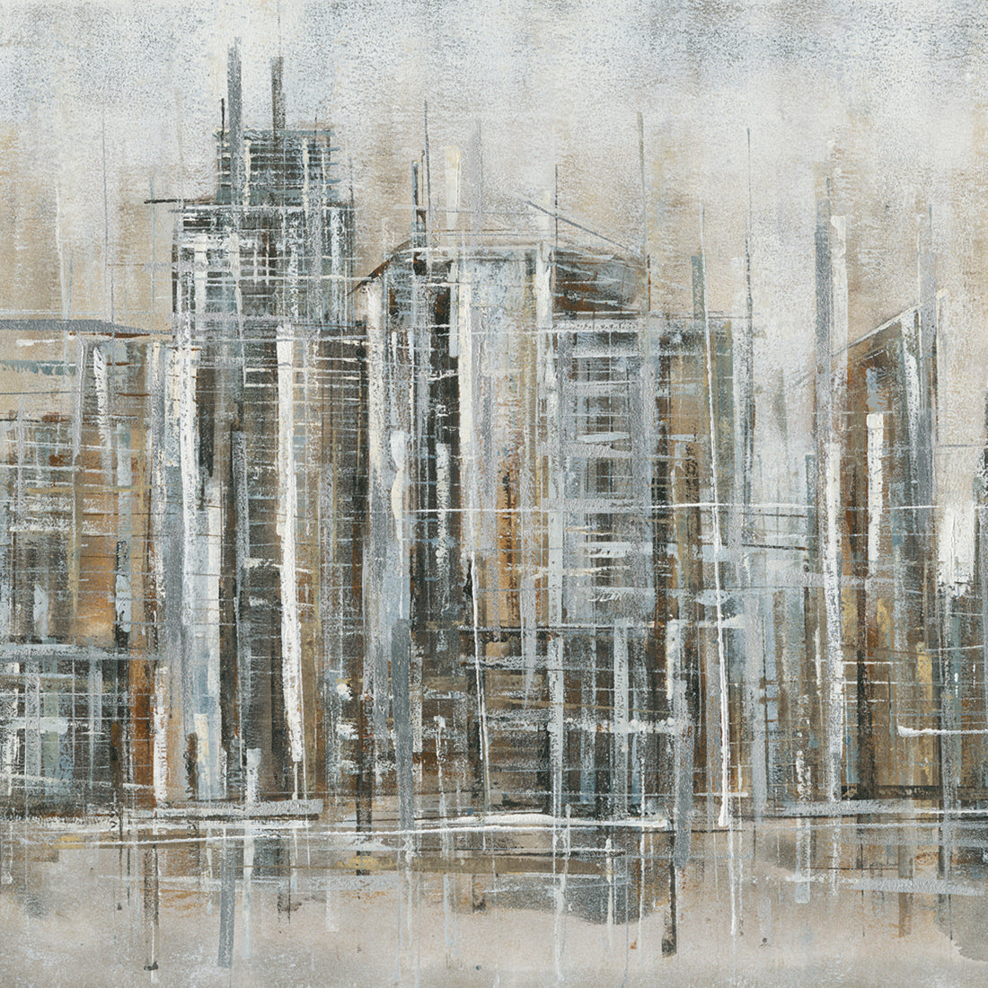 Gemälde New York abstrakt