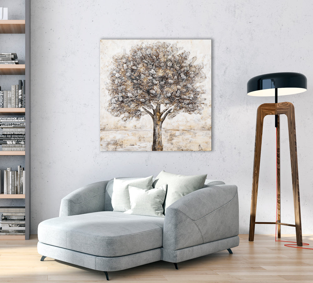 painting modern tree