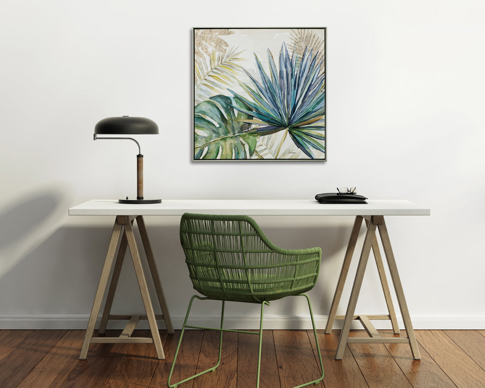 Gemälde Blätterkunst
