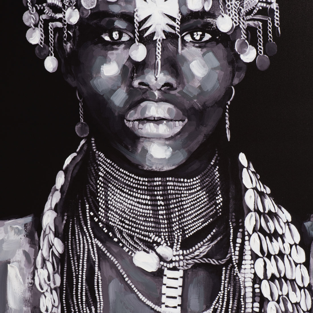 Painting Traditional Beauty with Jewelry