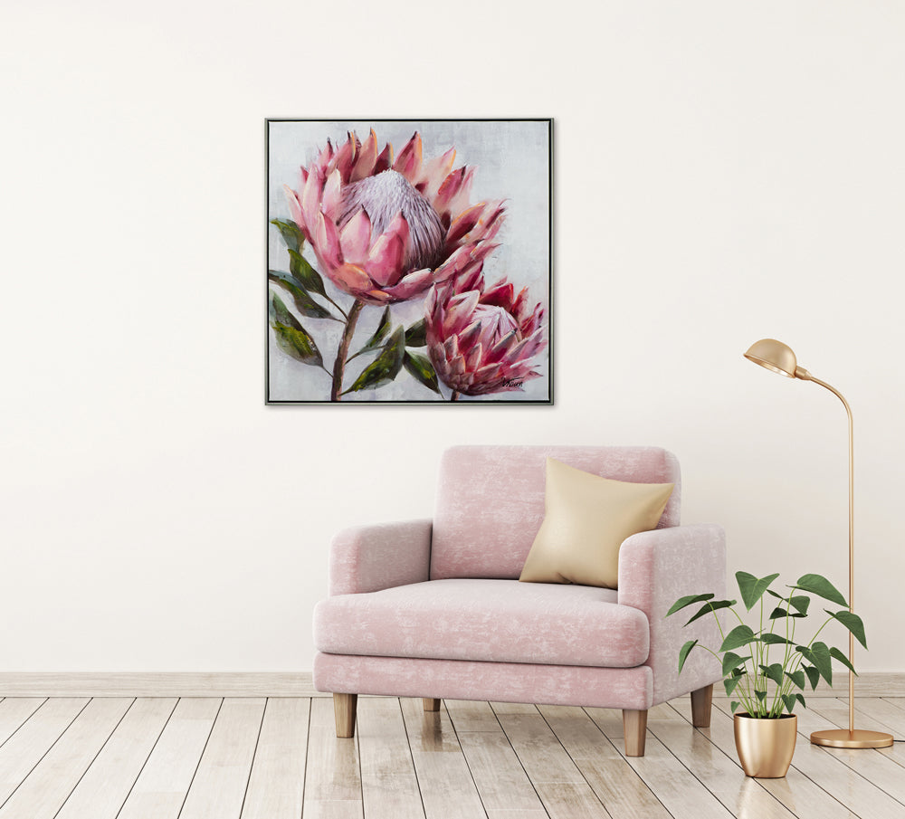 Gemälde Hübsche Protea