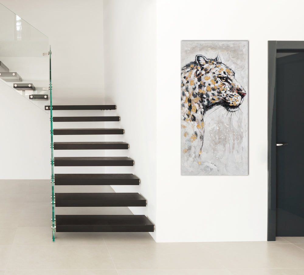 Painting Leopard with gold