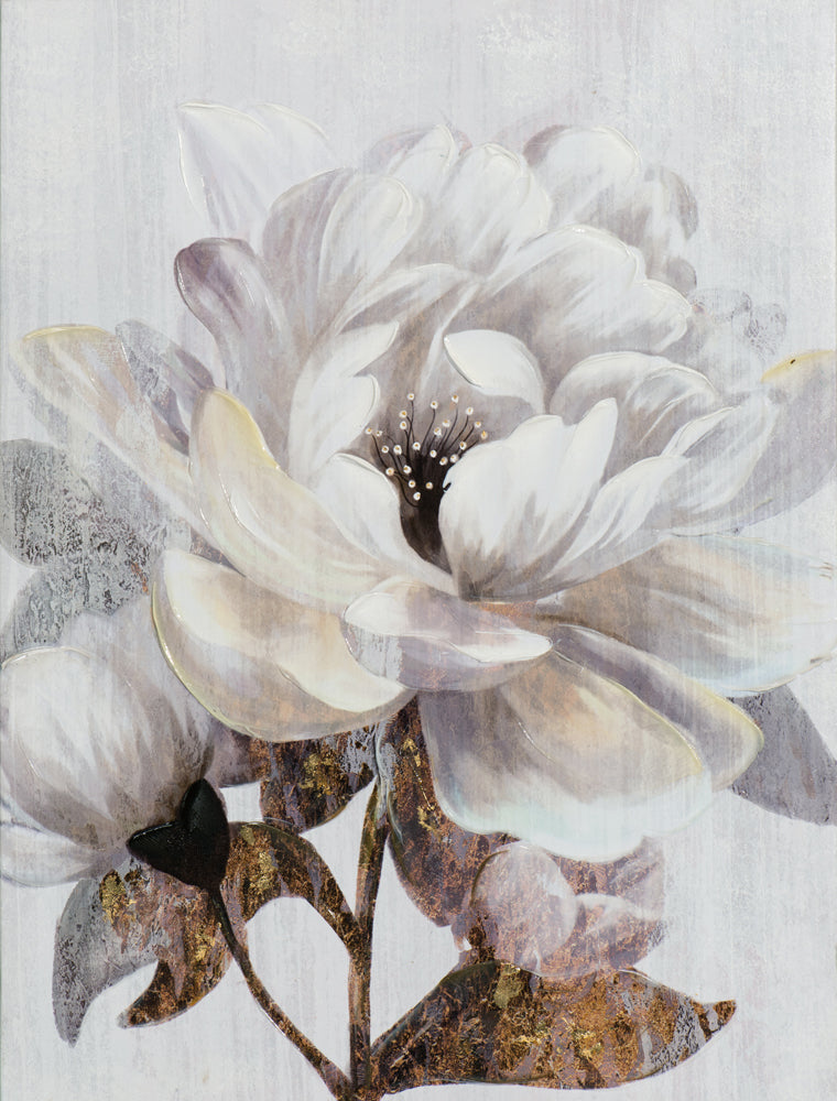 Gemälde Weiße Lotus Blume