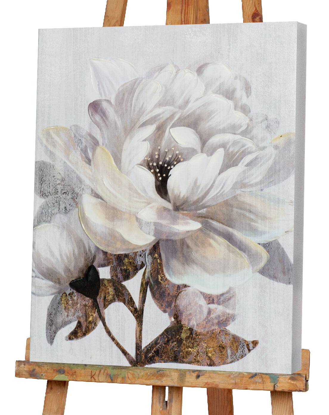 Gemälde Weiße Lotus Blume