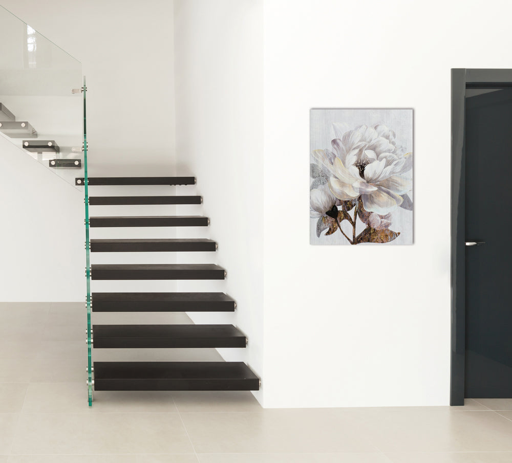 Gemälde Weiße Lotus Blume