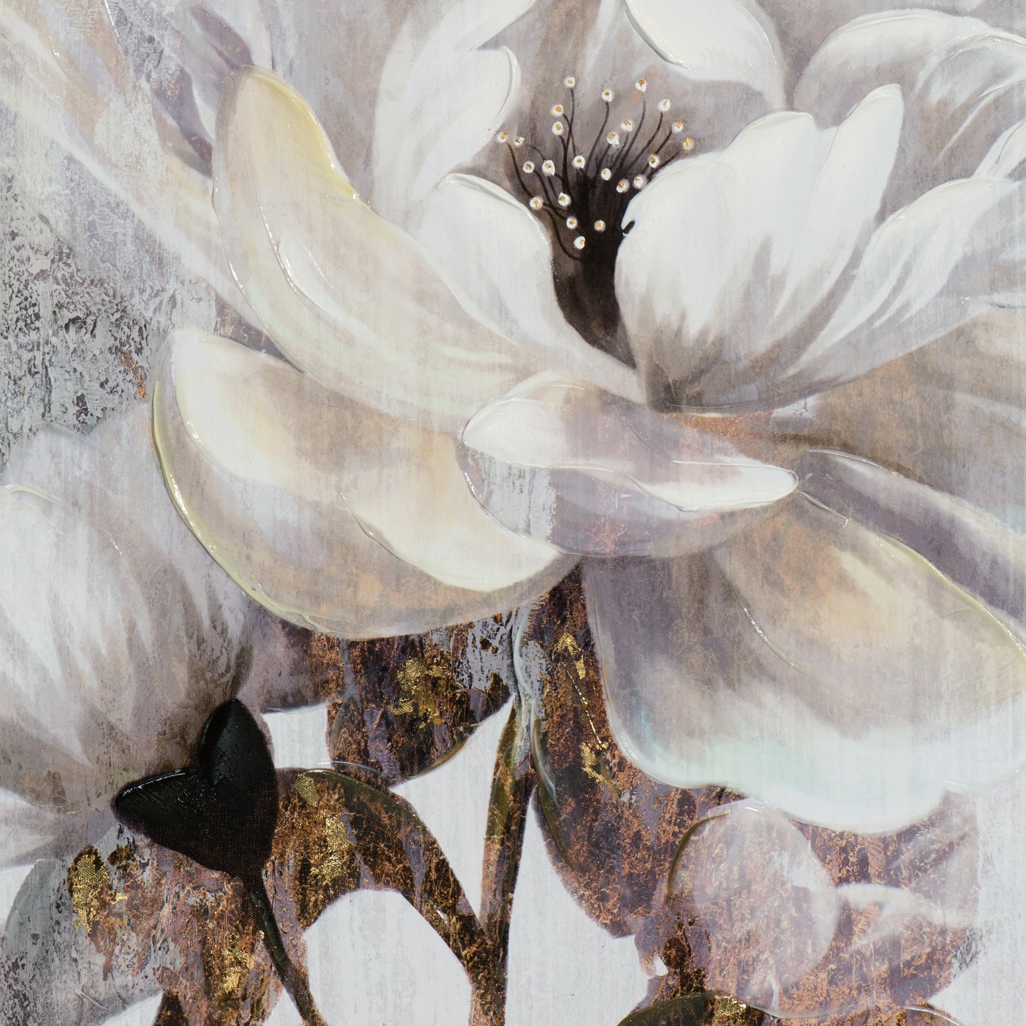 Gemälde Weiße Lotus Blume