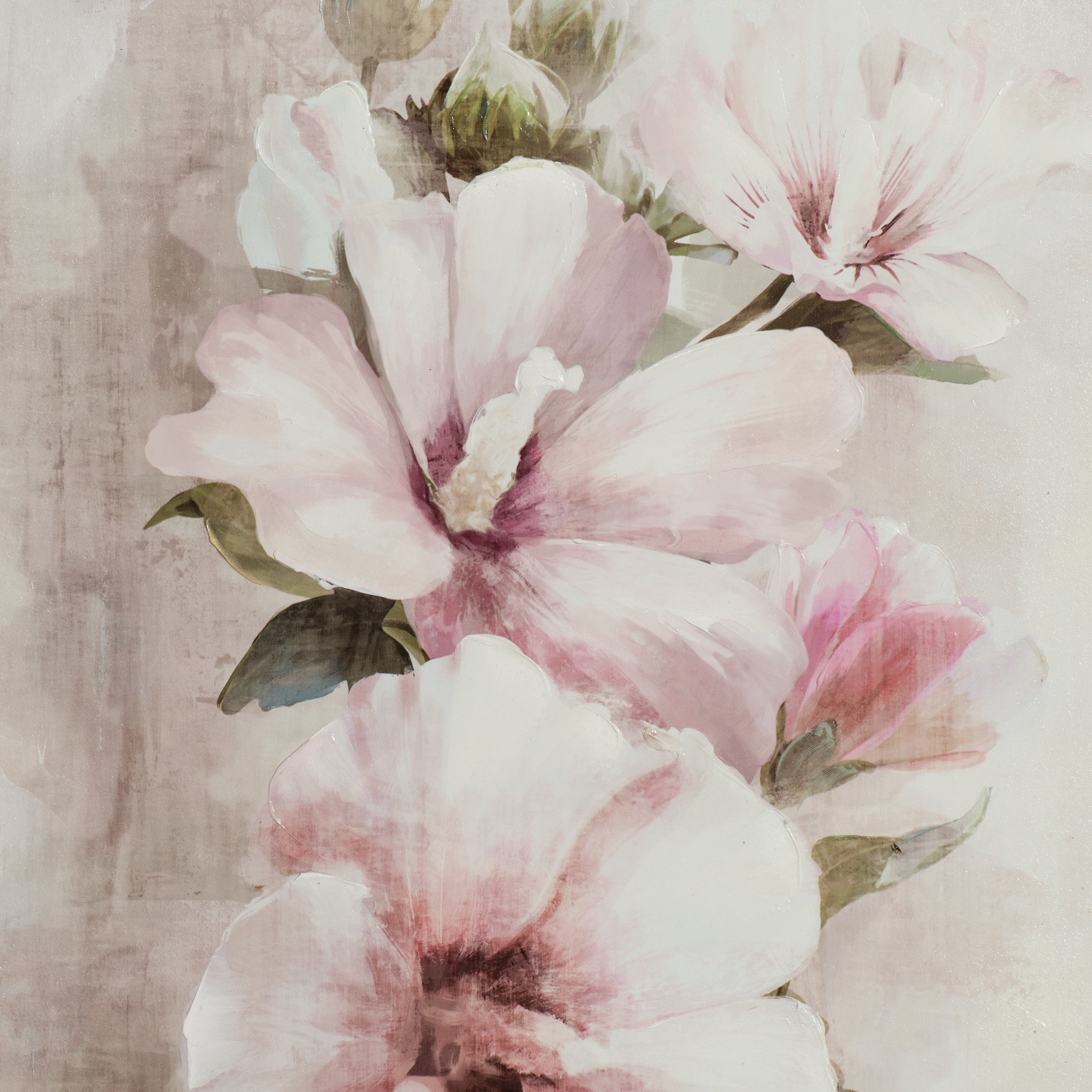 Gemälde weiße Hibiskus Blume