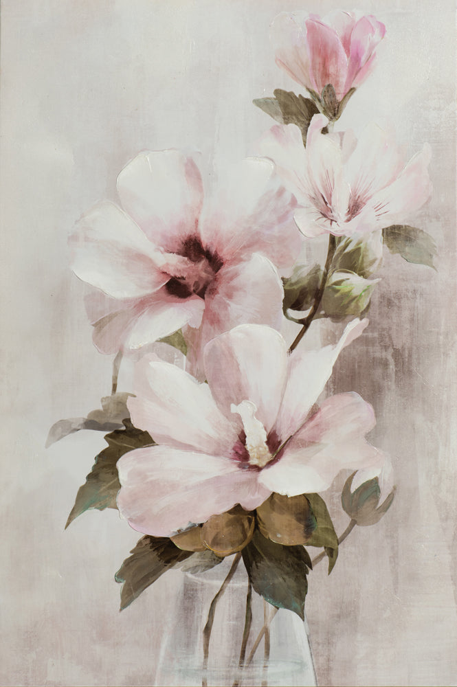 Gemälde Zarte rosa Blüten II