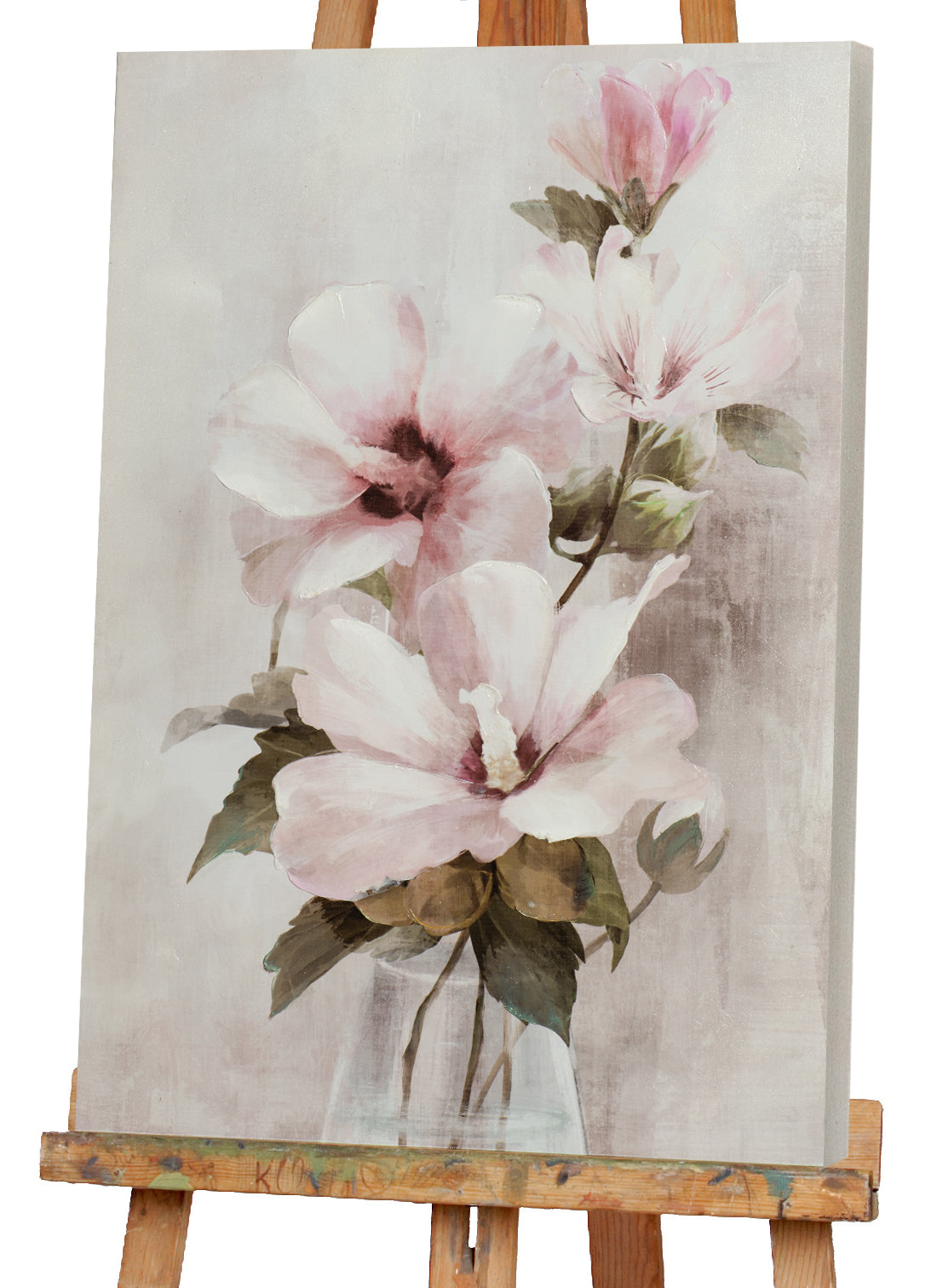 Gemälde Zarte rosa Blüten II