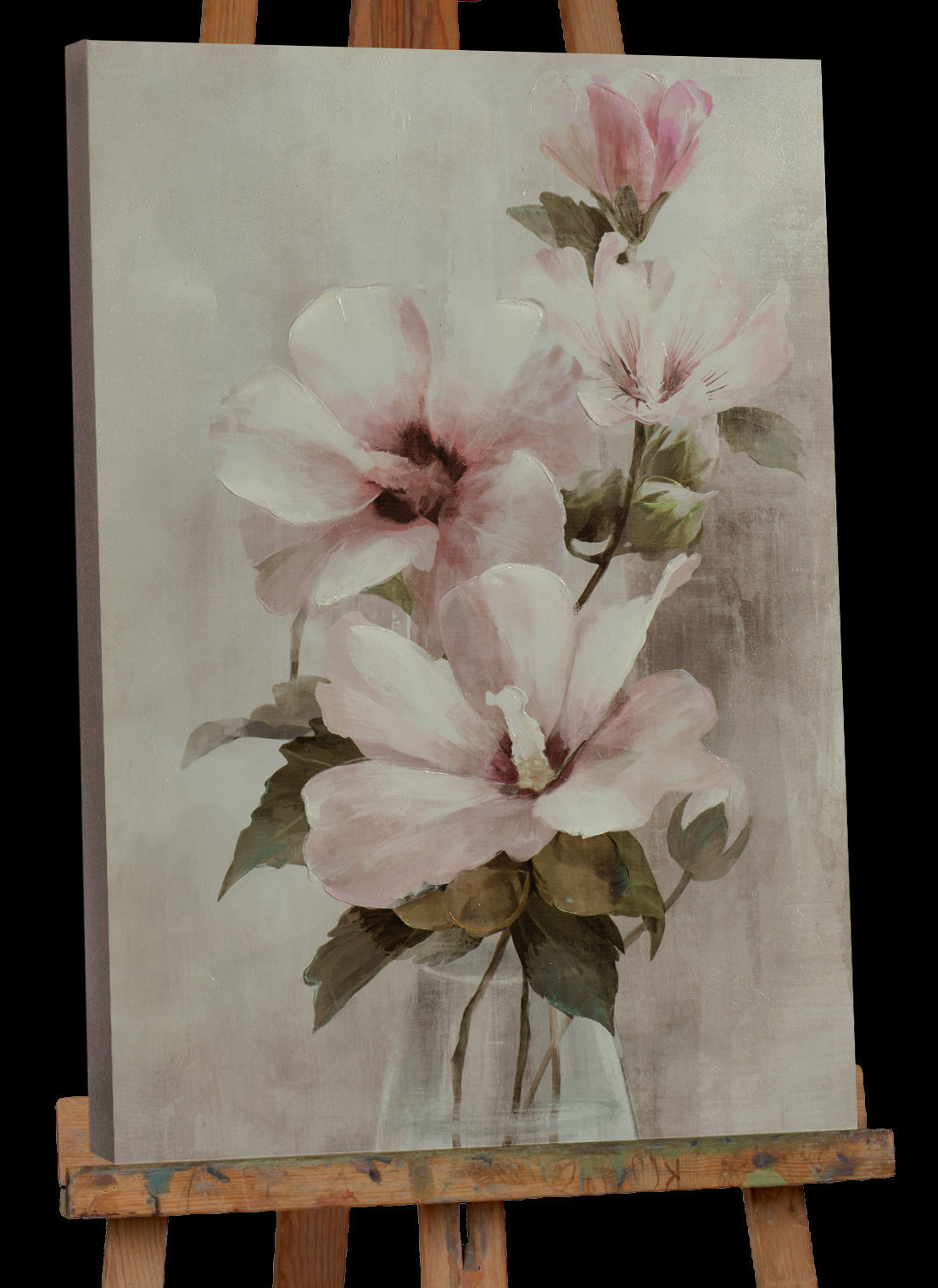 Gemälde Zarte rosa Blüten II