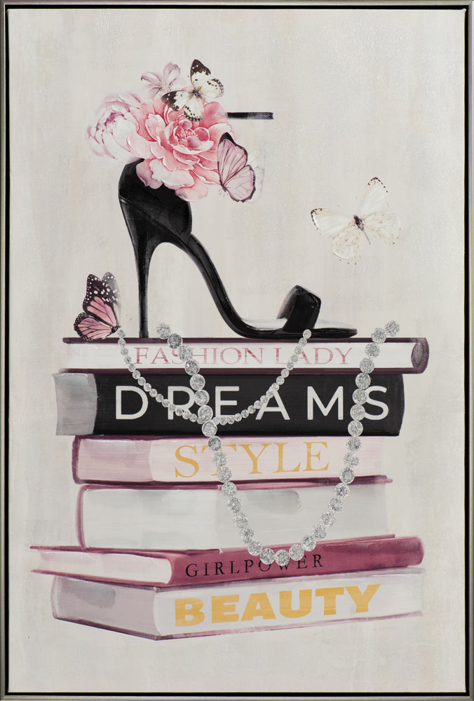 Painting Fashion Books with Stiletto