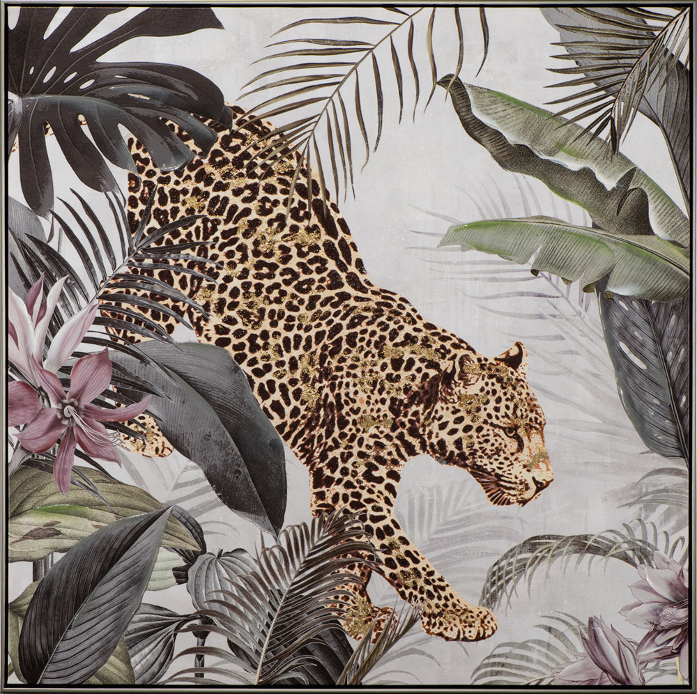 Painting Leopard in the Jungle