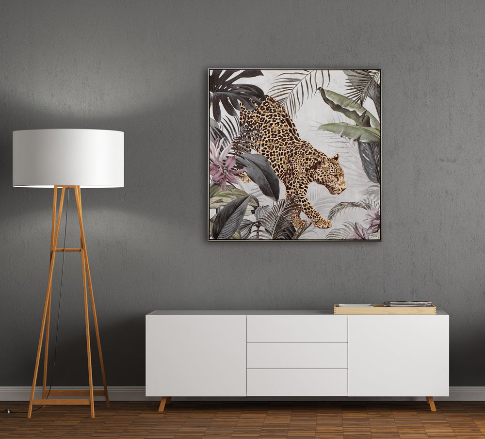 Painting Leopard in the Jungle
