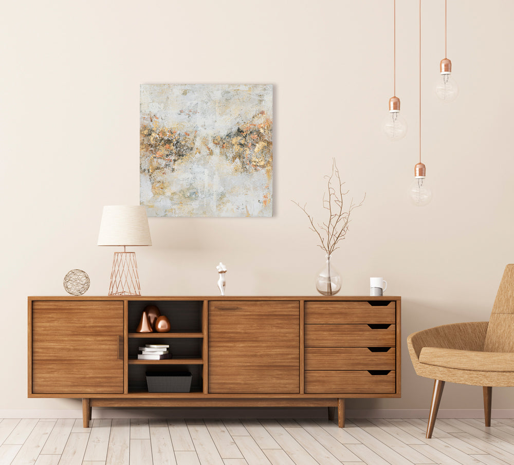 Gemälde Goldstaub "Terracotta"