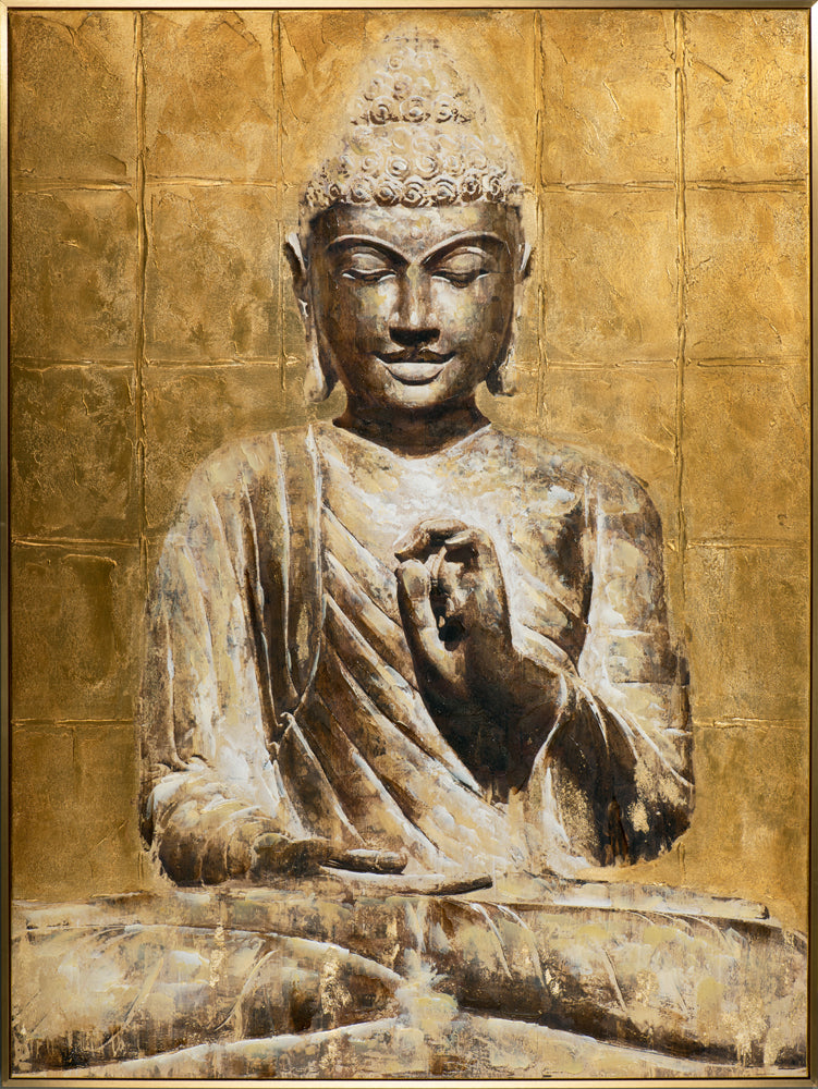 painting Golden Buddha