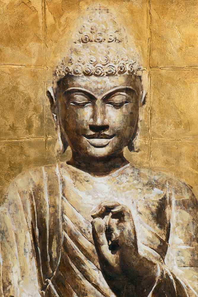painting Golden Buddha