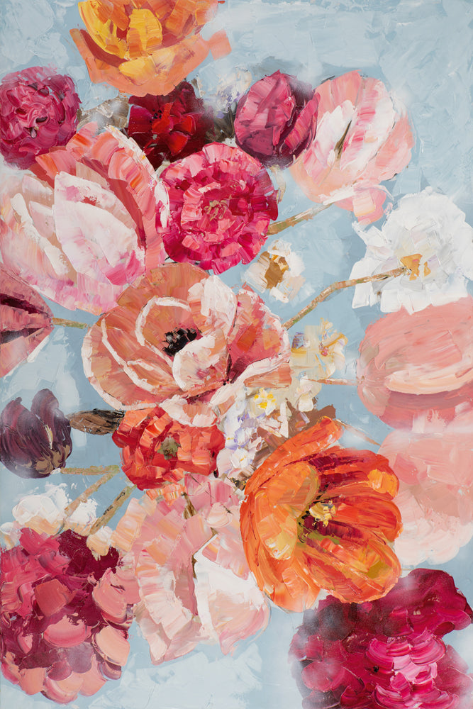 peinture Splendeur de la fleur rose