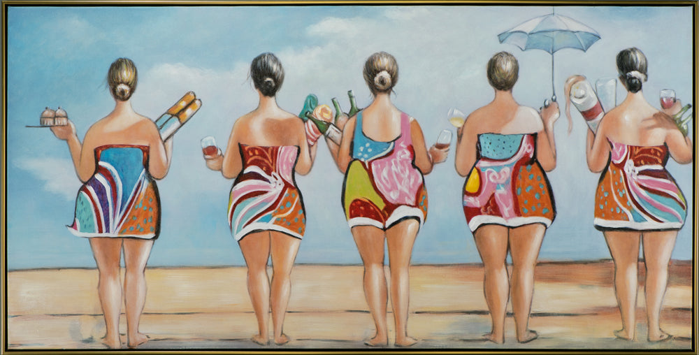 peinture L'heure du bain