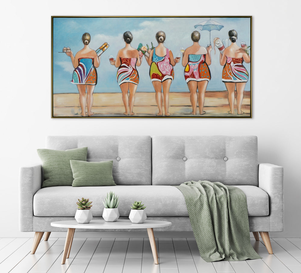 peinture L'heure du bain