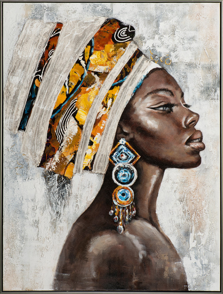 Painting Beauty with Textile Turban
