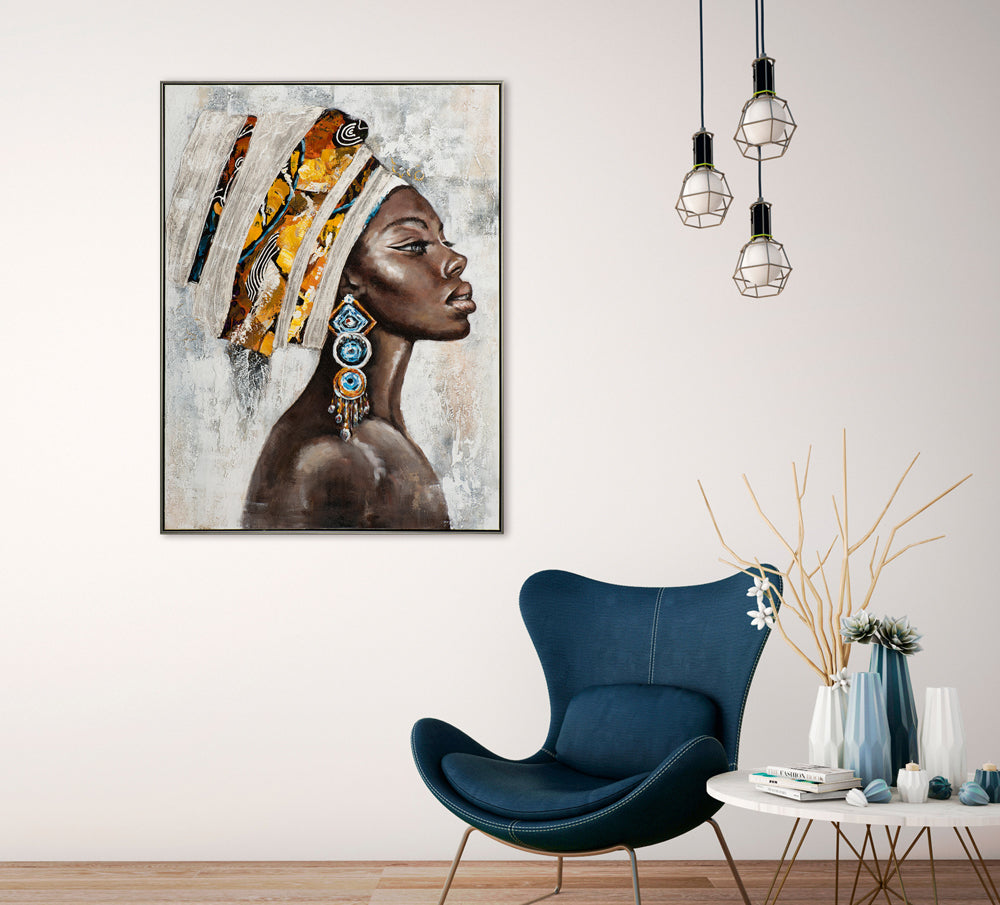 Painting Beauty with Textile Turban