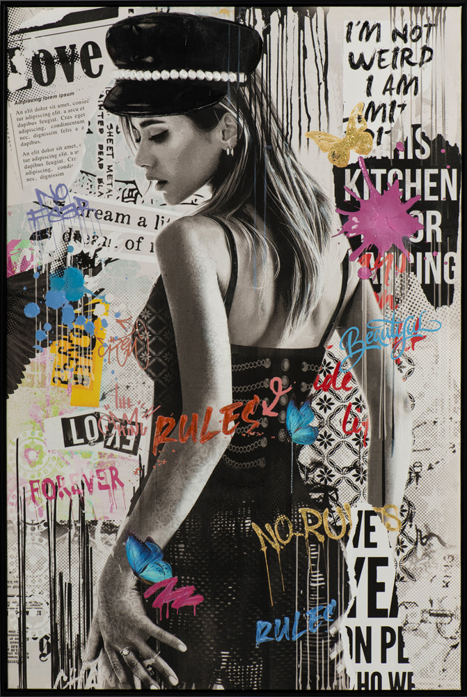 Painting Street Art "Birdy"