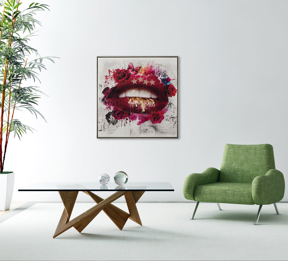 painting Red Kiss