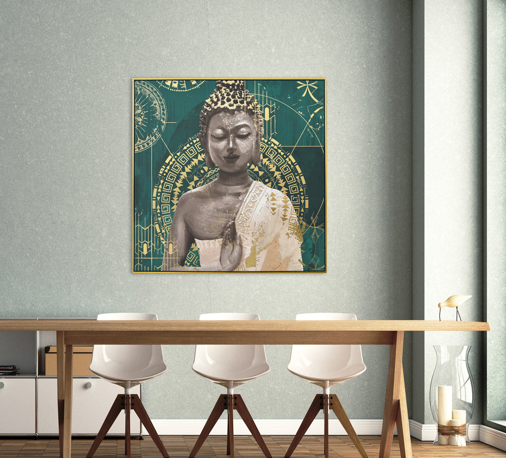 Painting Meditating Buddha