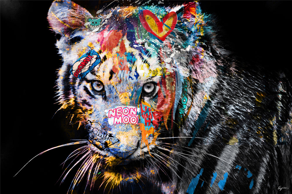 Gemälde Comic Art "Tiger"