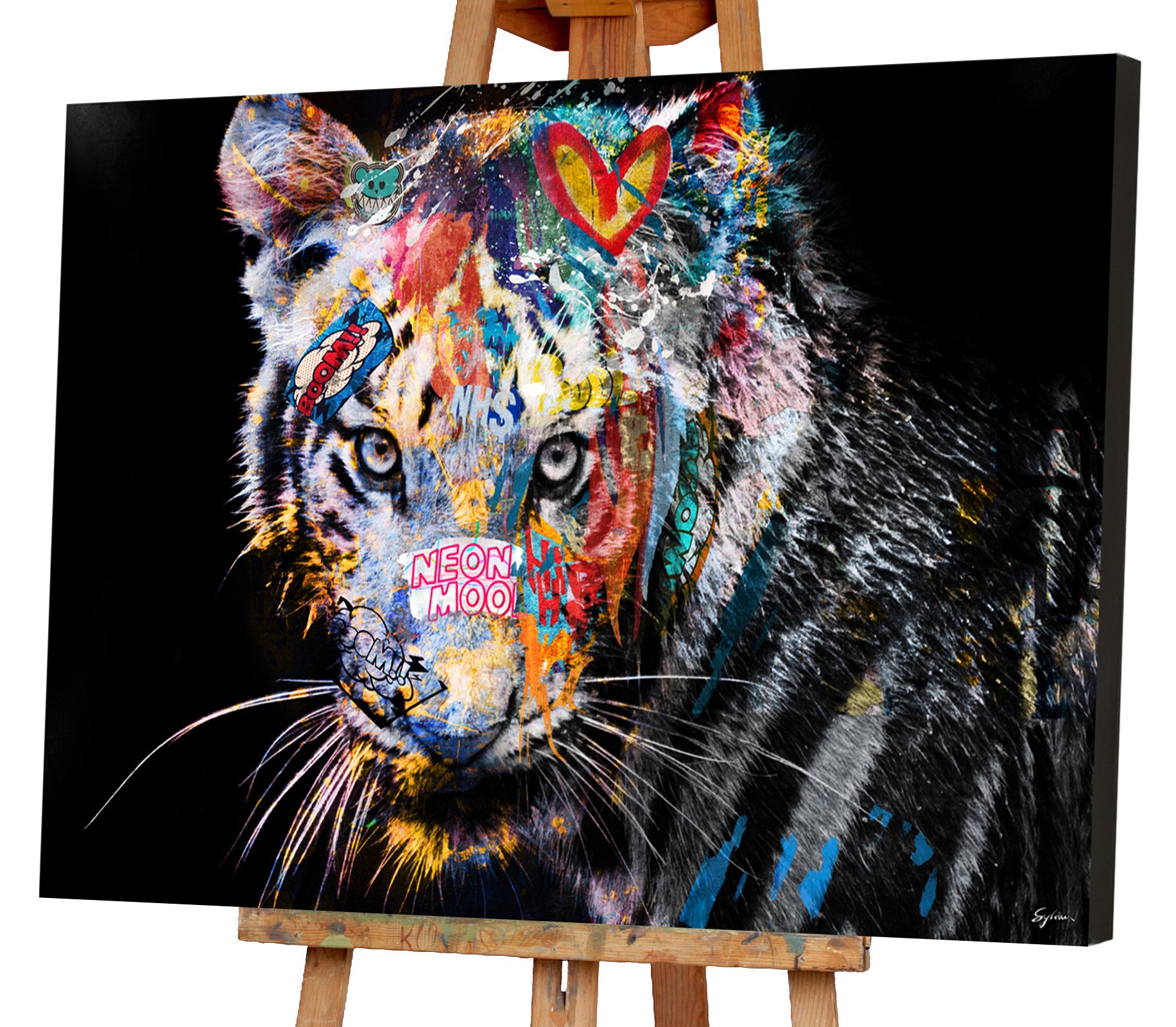 Gemälde Comic Art "Tiger"