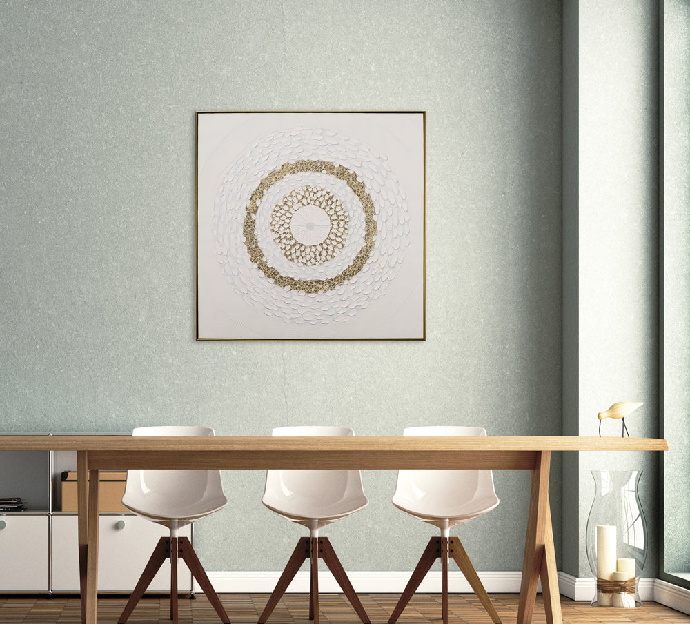 painting Meditation in White