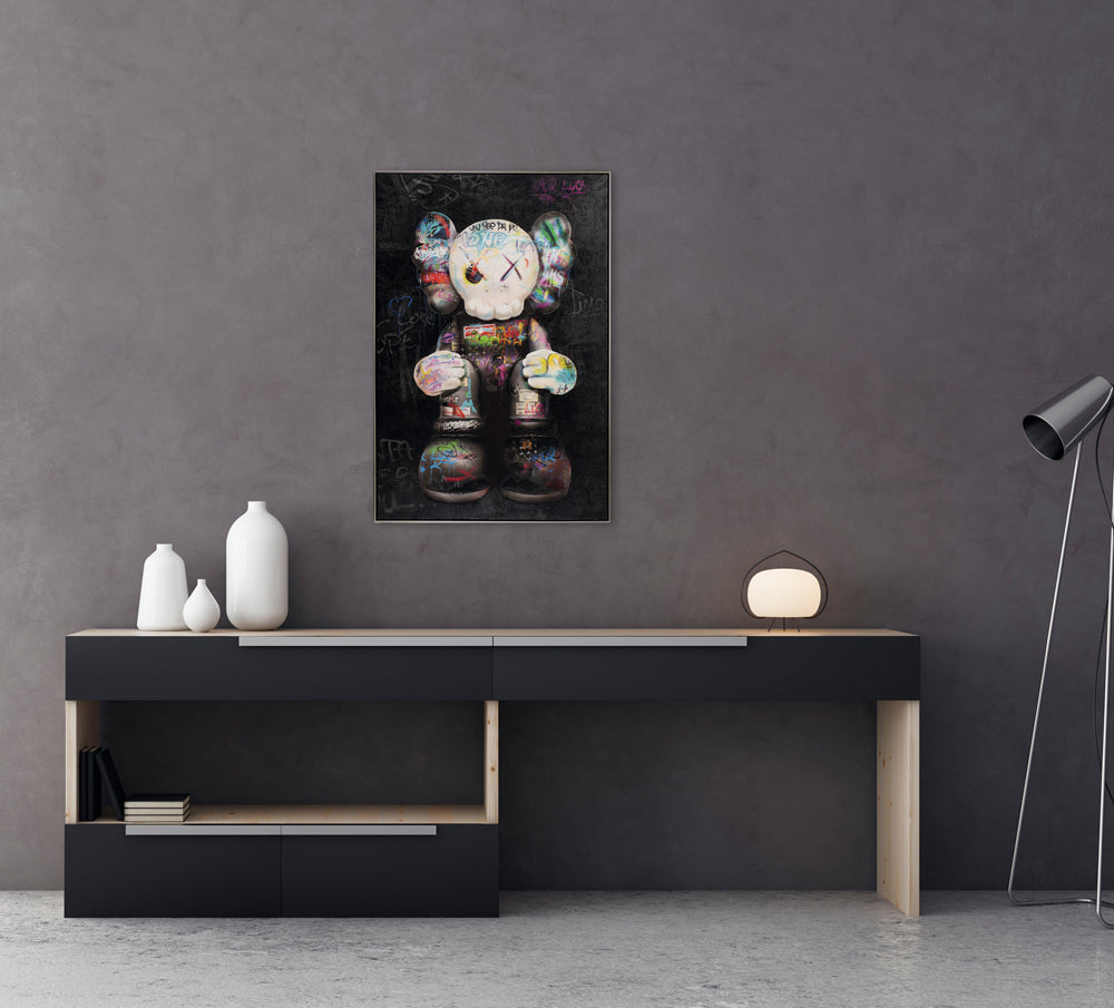 peinture Souris assise 