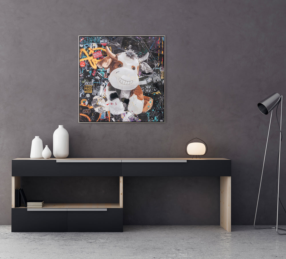 painting Crazy Cow