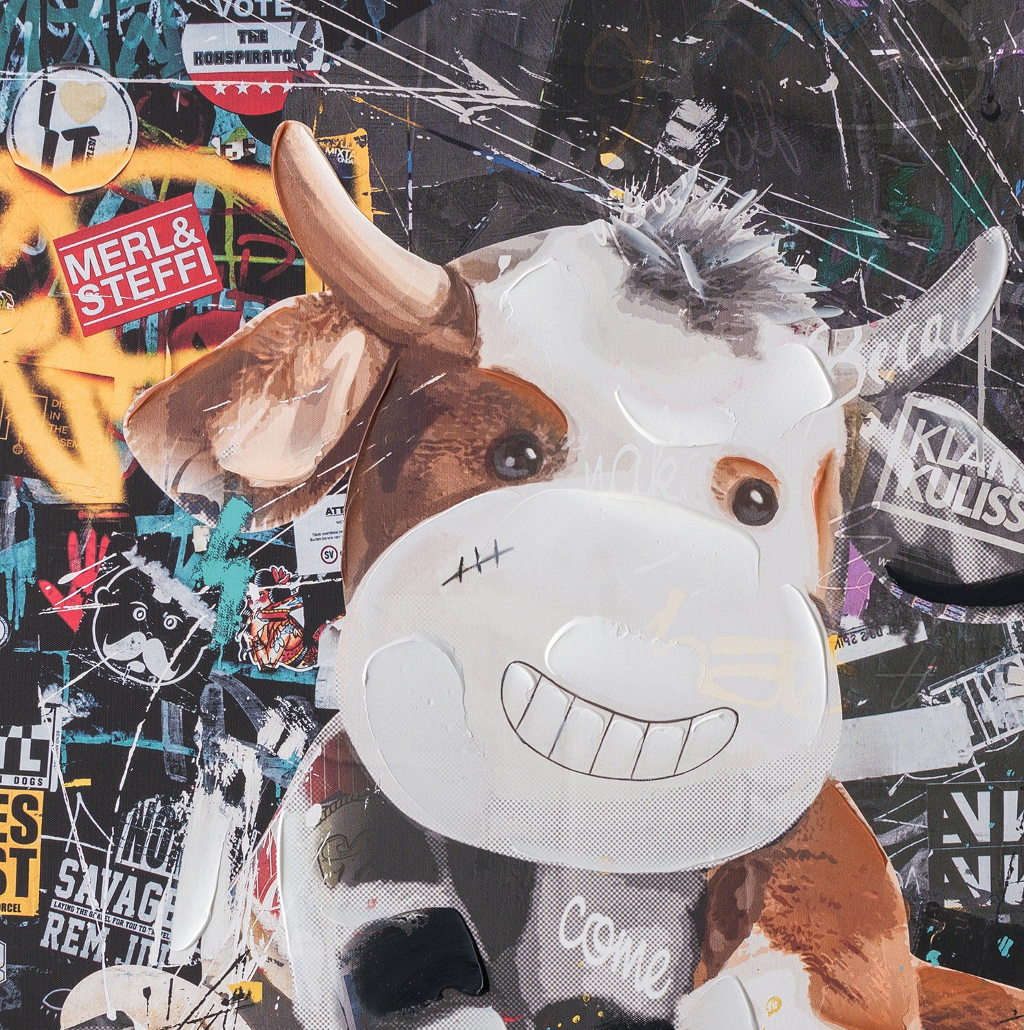 painting Crazy Cow