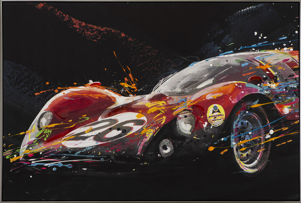painting racing cars