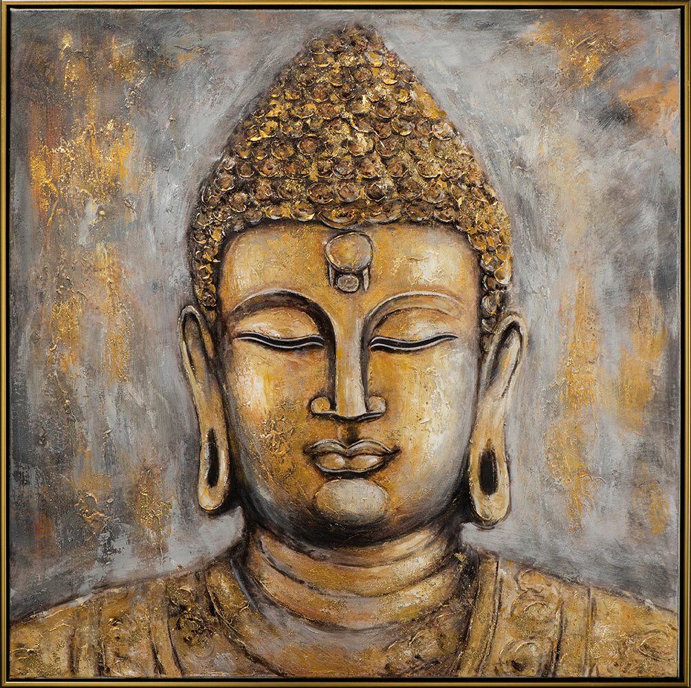 painting Golden Buddha