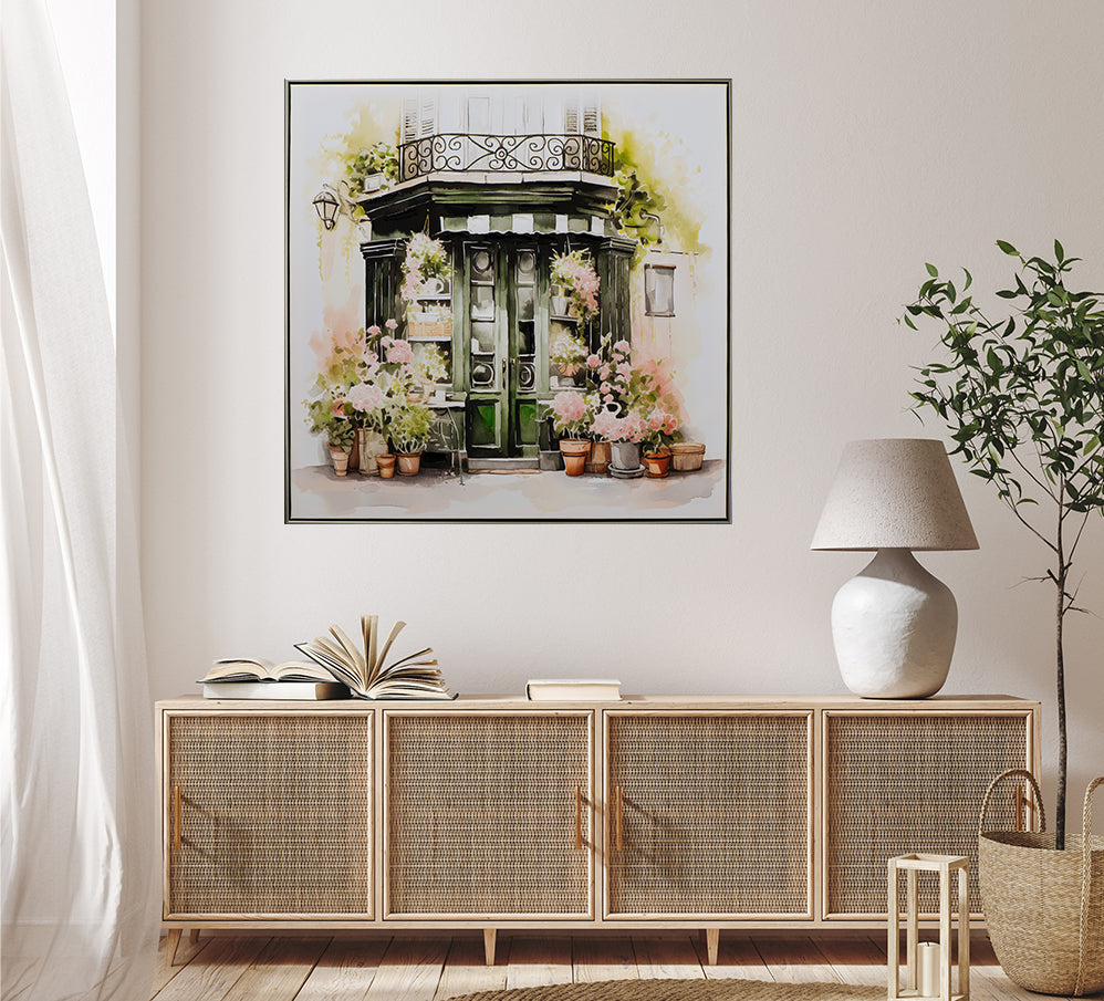Painting Romantic County house