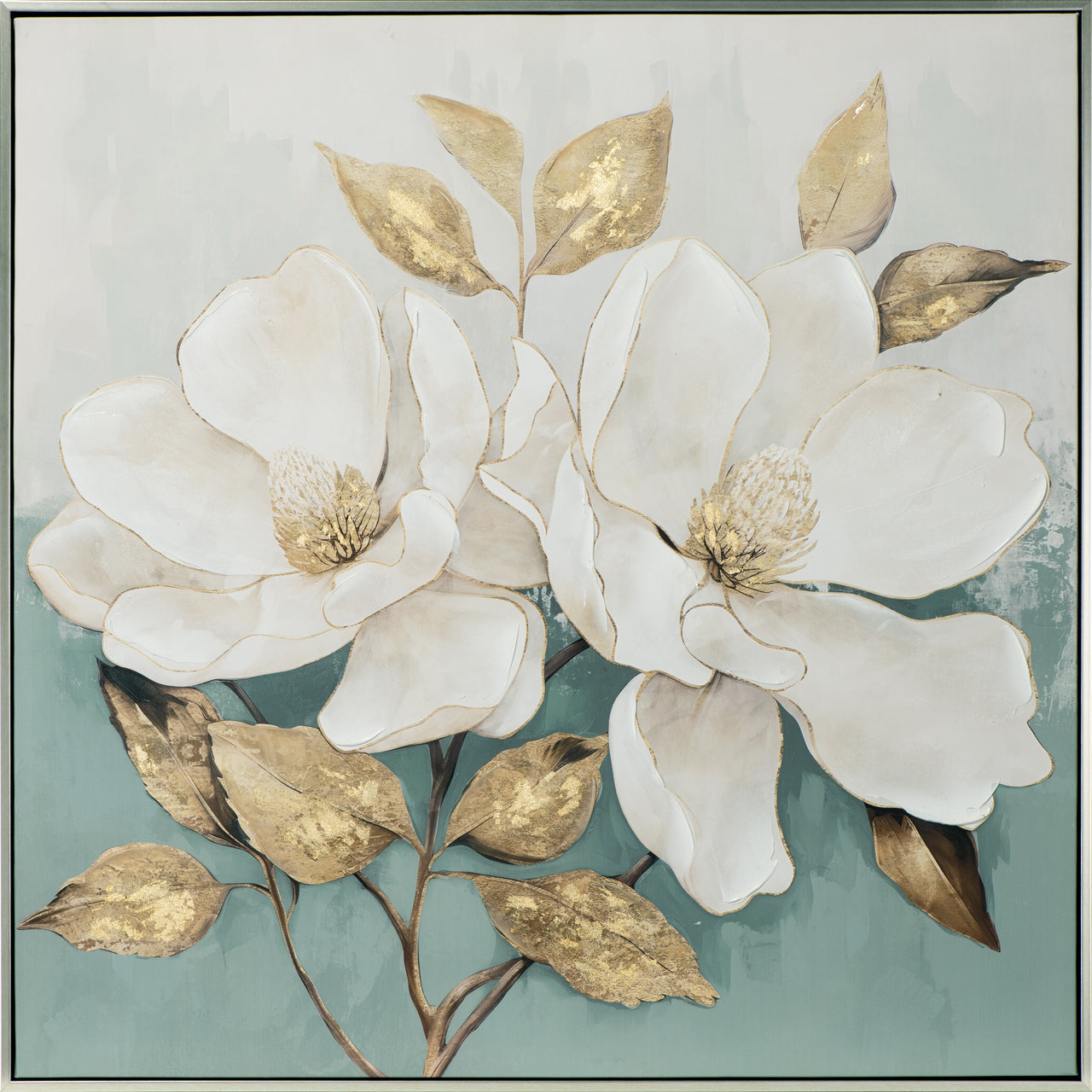 peinture Fleur Blanche