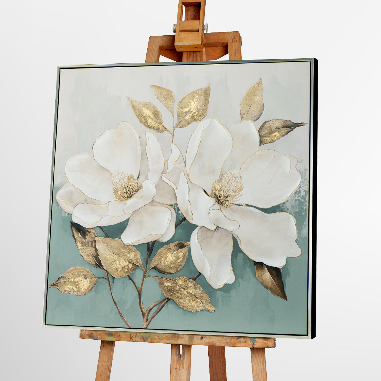 peinture Fleur Blanche