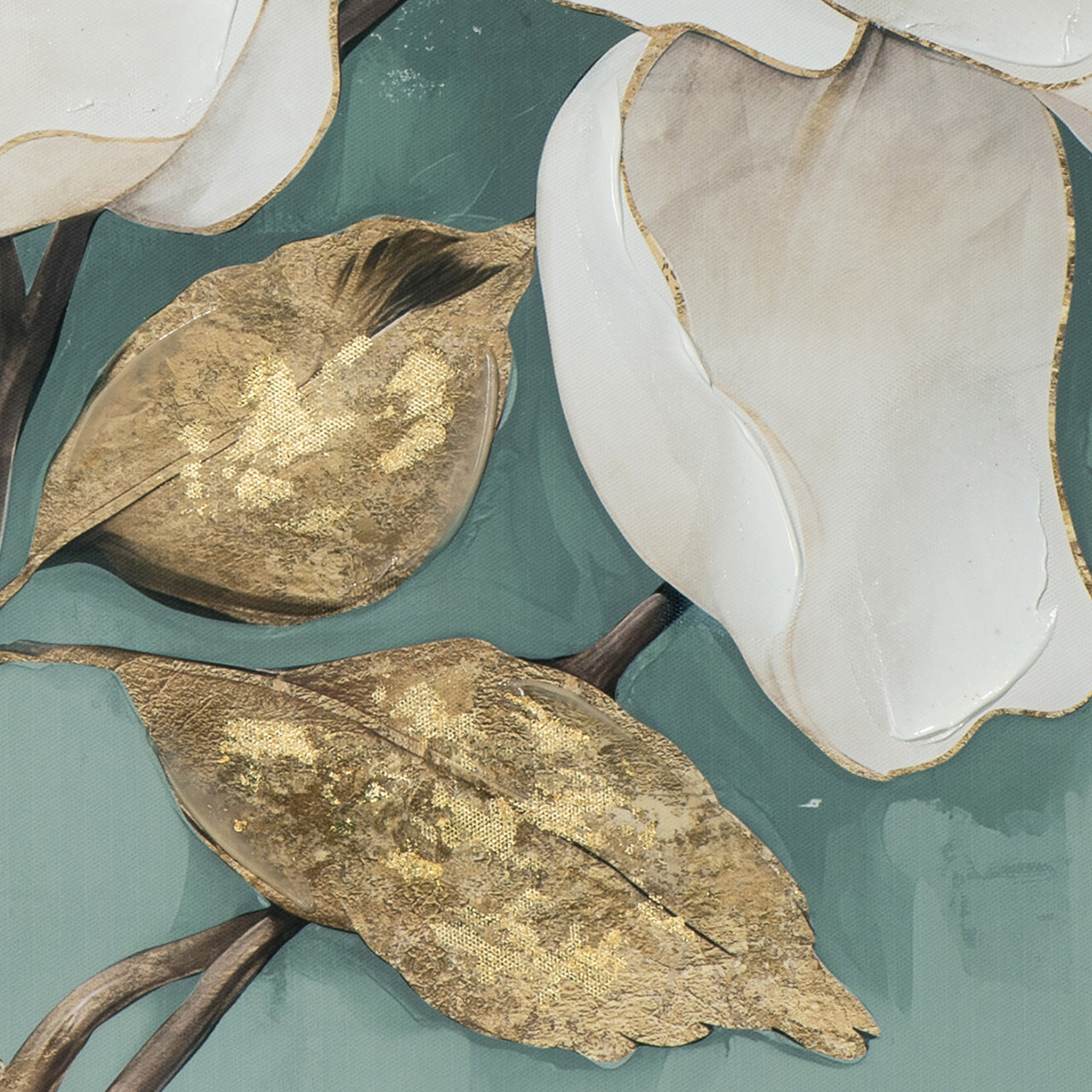 peinture Fleur Blanche