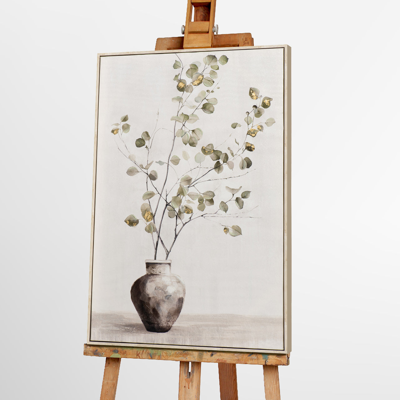 painting Soft Golden Green