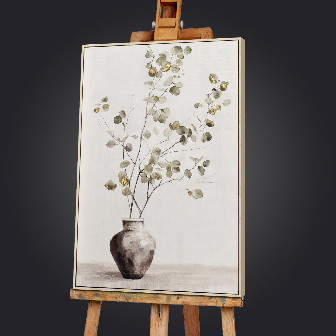 peinture Vert doré doux