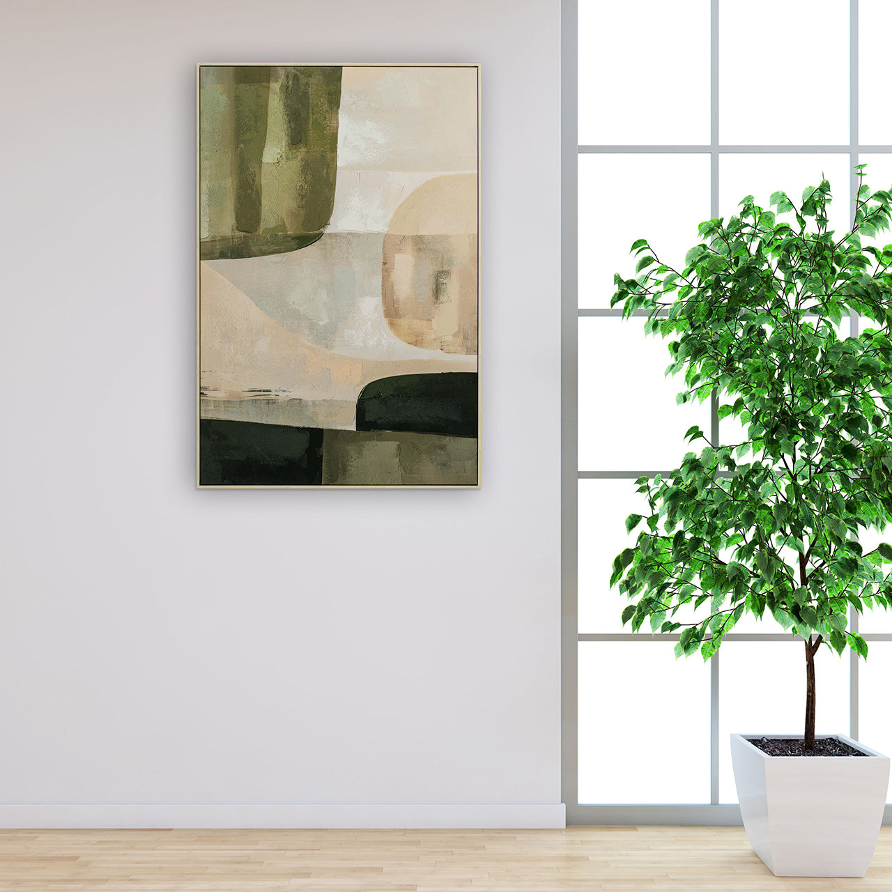 Painting Green Nature